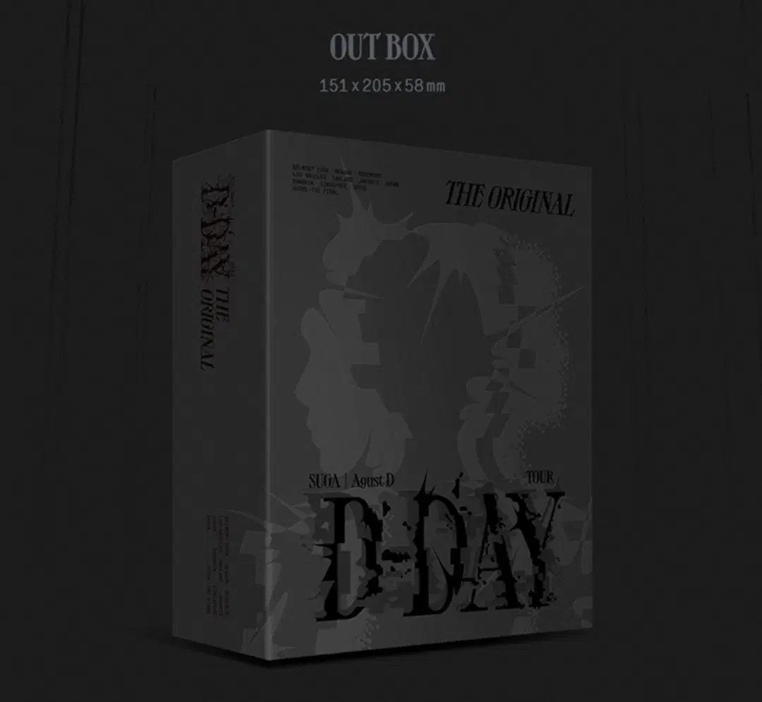 방탄 슈가 어거스트디 투어 D-DAY The Original 디 오리지널